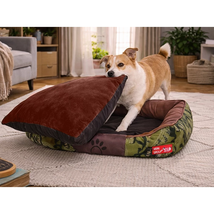 Kutya, macska fekhely, 55 x 70 cm, zöld