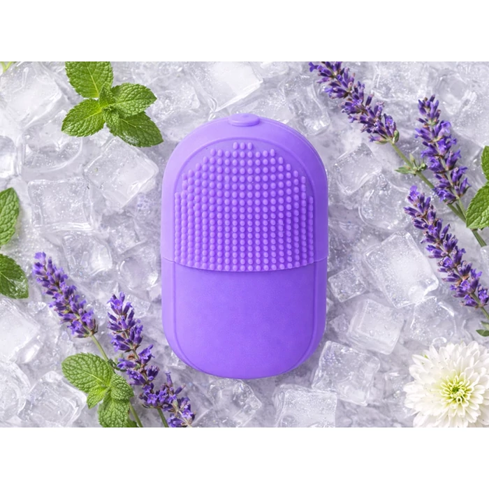 Jeges arcmasszírozó, lila