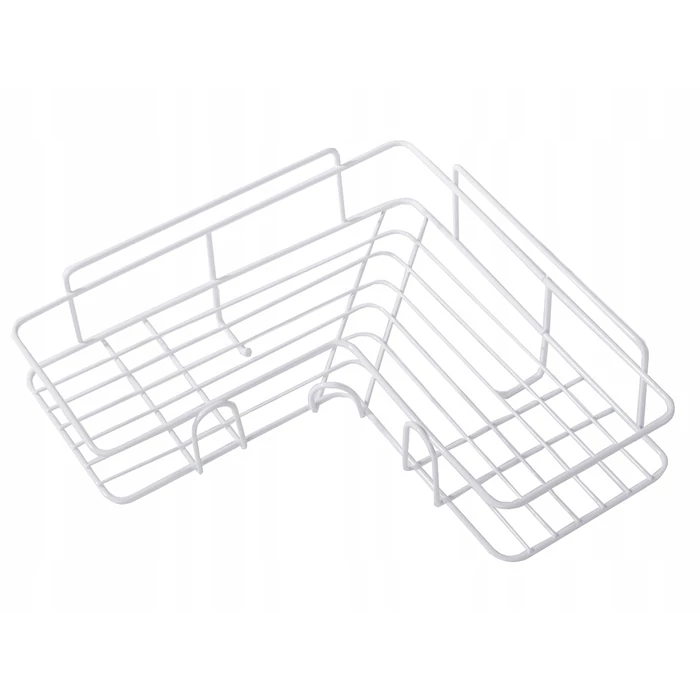 Fürdőszobai sarokpolc, fehér