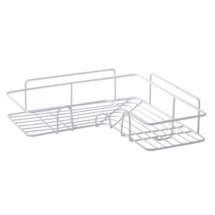 Fürdőszobai sarokpolc, fehér