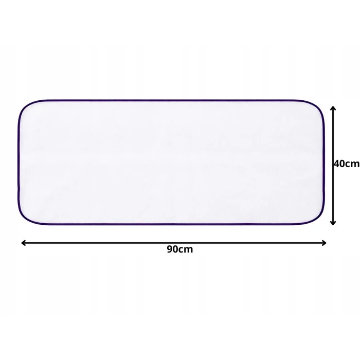 Hőálló ruhavédő háló vasaláshoz, 40 x 90 cm