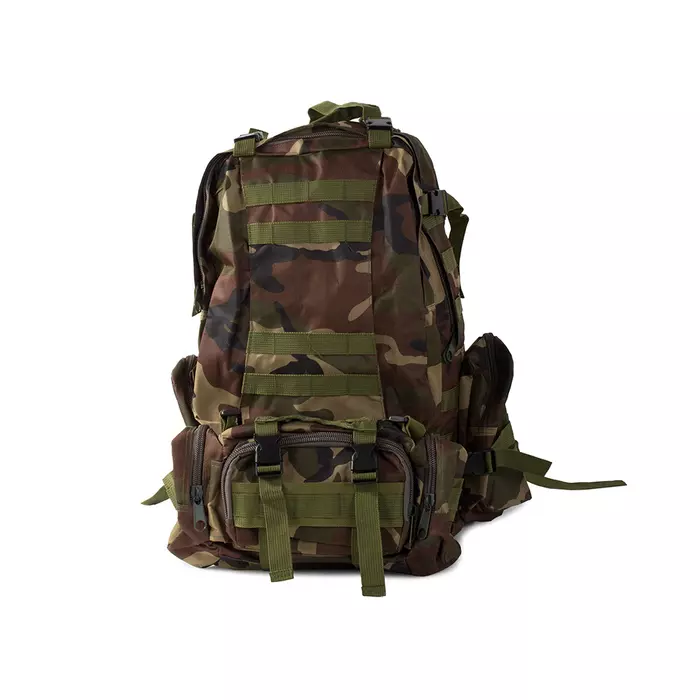 Katonai taktikai hátizsák, sötét terepszínű, 48,5l 