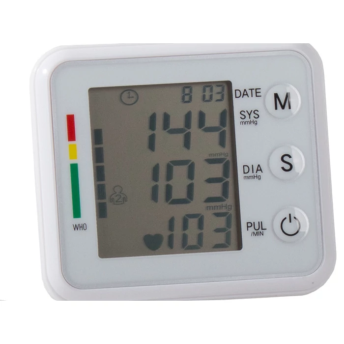 Elektronikus csukló vérnyomásmérő tokkal