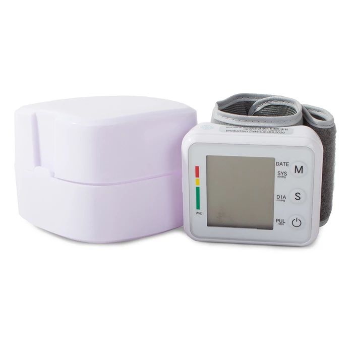 Elektronikus csukló vérnyomásmérő tokkal