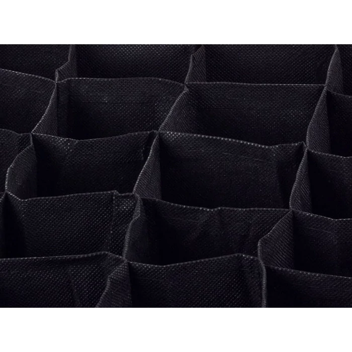 Fehérnemű tároló, 16 rekesz, fekete-rózsaszín