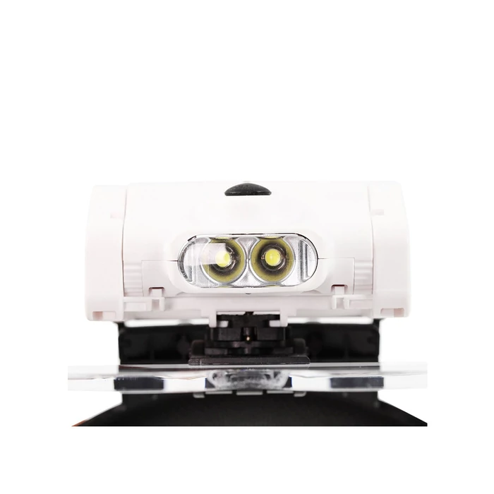 LED-es fejpánt nagyítószemüveggel