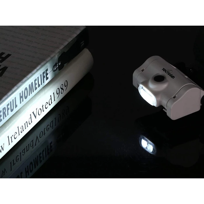 LED-es fejpánt nagyítószemüveggel