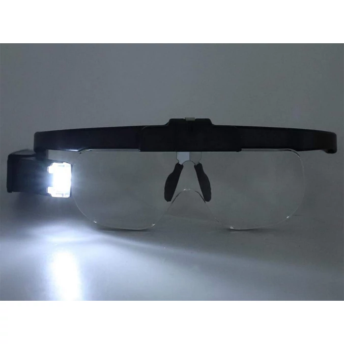 Nagyító szemüveg, LED, 4,5x