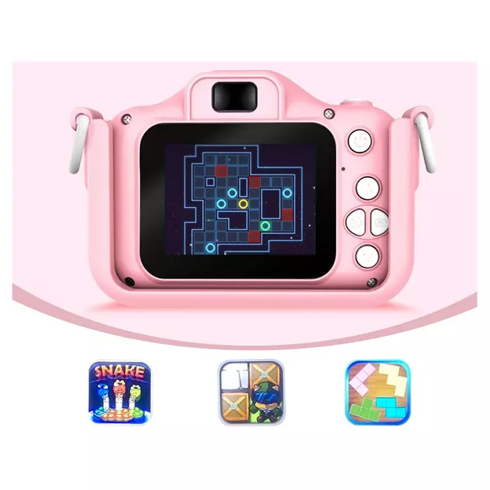 Digitális fényképezőgép gyerekeknek - rózsaszín cicás 