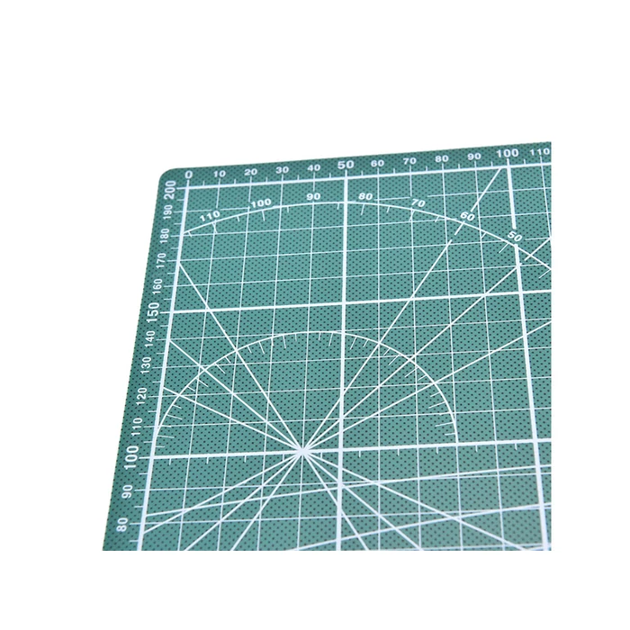 Vágószőnyeg A4, kétoldalas, zöld