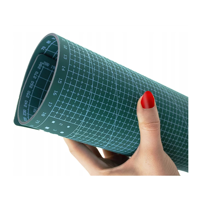 Vágószőnyeg A4, kétoldalas, zöld
