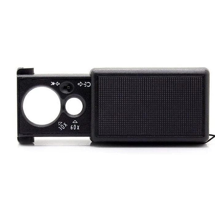 Zsebnagyító UV LED 30x 60x