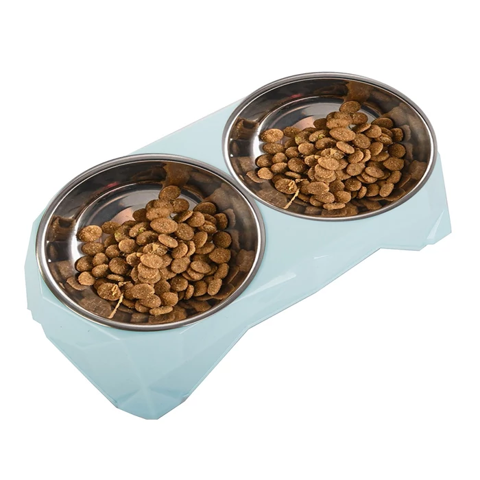 Dupla fémtál, 350ml x2