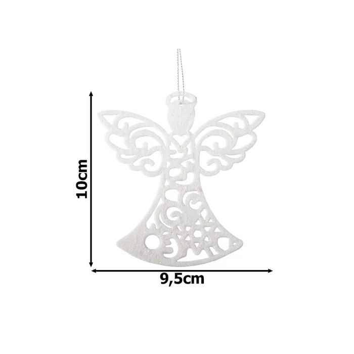 Angyal karácsonyfadísz, 3 db