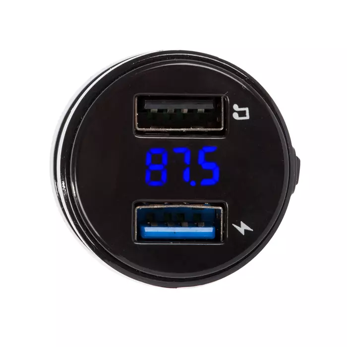 2x USB autós töltő, FM mp3 bluetooth