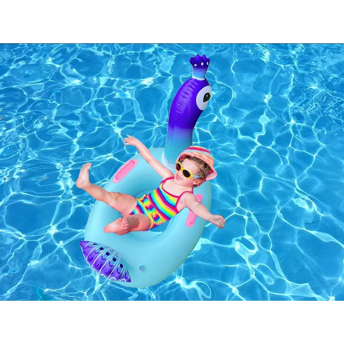 Úszógumi páva formájú, 60x45x45 cm