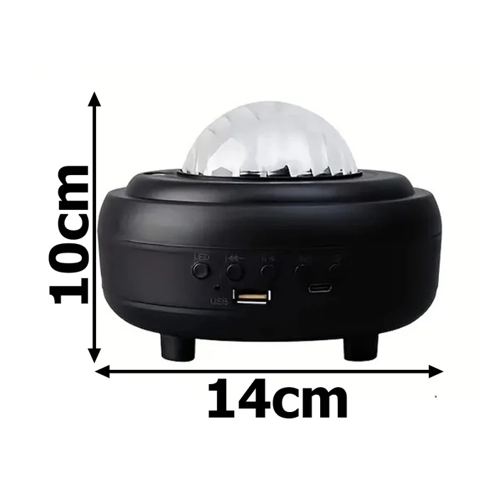 Éjszakai égbolt projektor, hangszóró