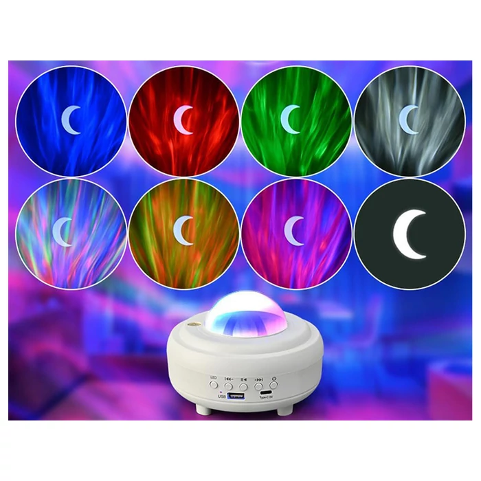 Éjszakai égbolt projektor, hangszóró