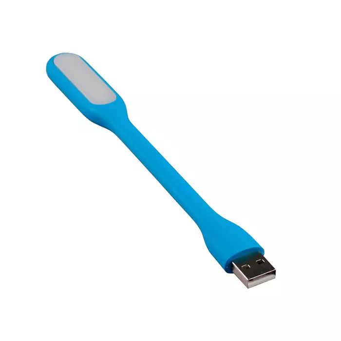 Rugalmas szilikon USB lámpa, kék