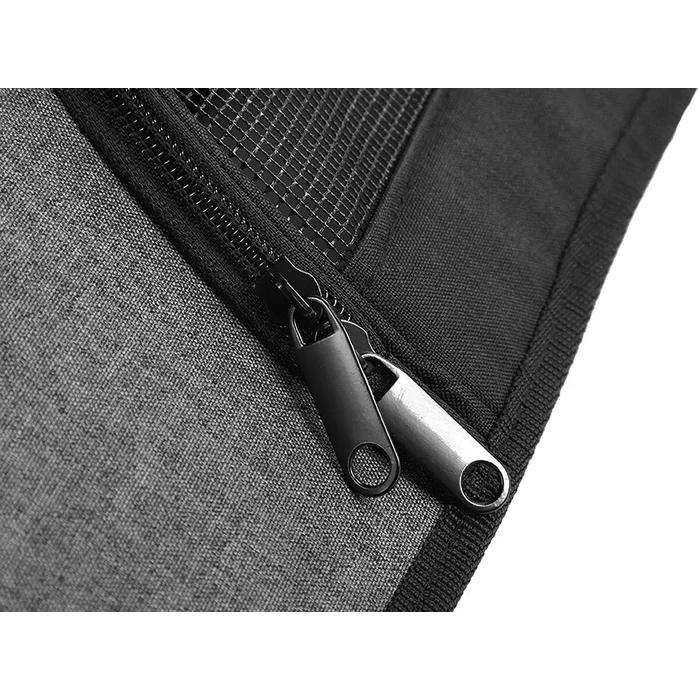 Kisállat hordozó táska, 41 x 26 x 24 cm, szürke