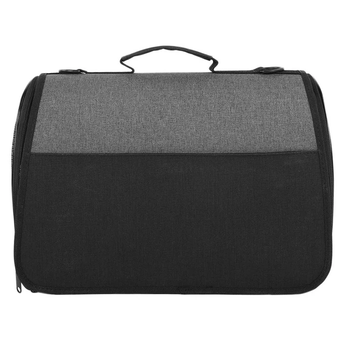 Kisállat hordozó táska, 41 x 26 x 24 cm, szürke