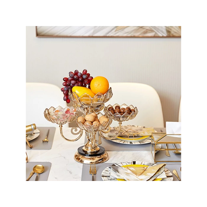 Forgatható Sütemény és Gyümölcs Tál