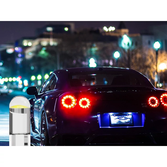 T10 LED autóizzó fehér színben, W5W foglalattal, 2 db