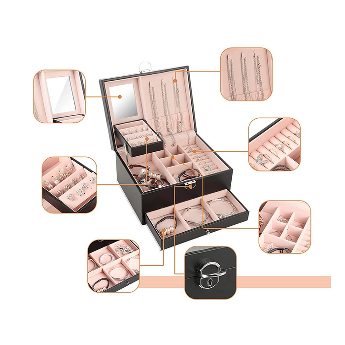 Ékszer rendszerező doboz