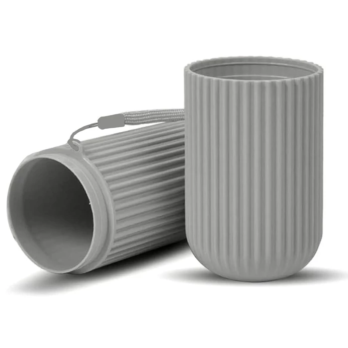 Fogkefe és fogkrém tartó utazáshoz