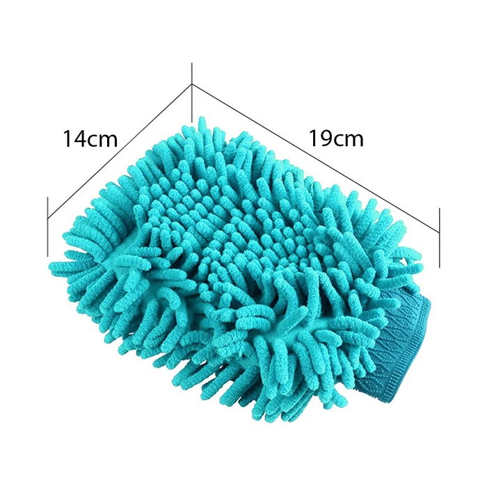 Mikroszálas szövetkesztyű autómosáshoz