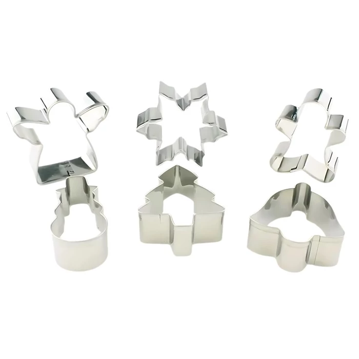 6 darabos karácsonyi mézeskalács formák