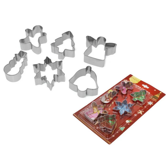 6 darabos karácsonyi mézeskalács formák
