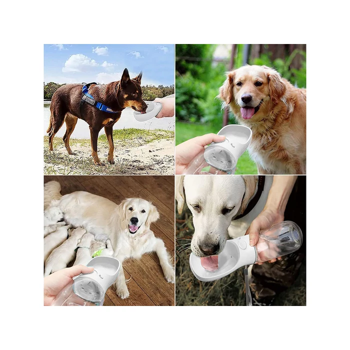 Hordozható kutya itatópalack – 380 ml