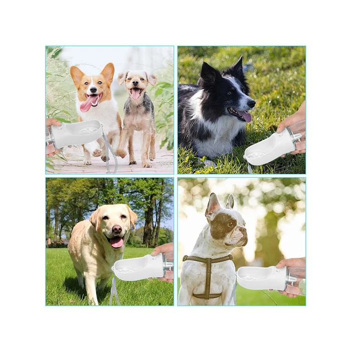 Hordozható kutya itatópalack – 380 ml