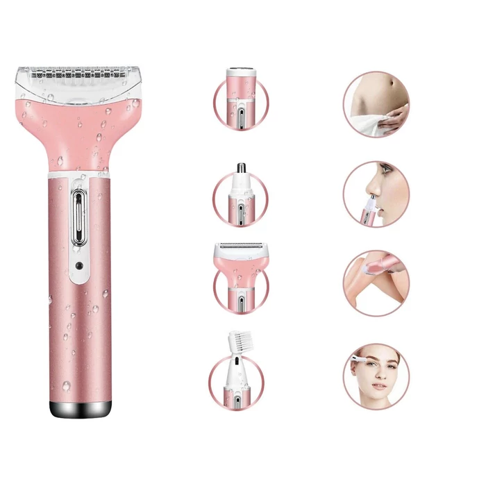 Akkus 4 az 1-ben epilátor készlet