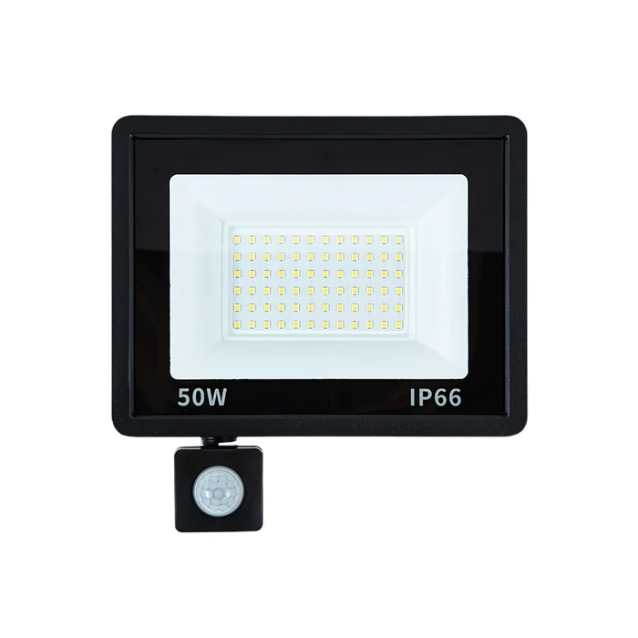 LED reflektor 50W (mozgásérzékelő, alkonykapcsoló) 