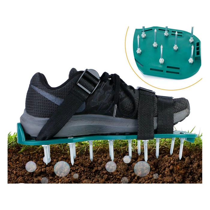 Cipőre rögzíthető gyepszellőztető talp