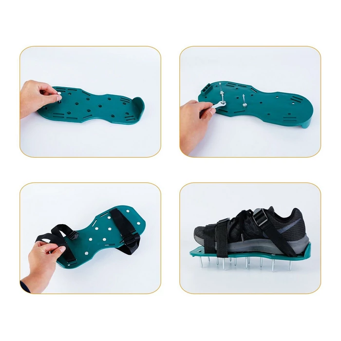 Cipőre rögzíthető gyepszellőztető talp