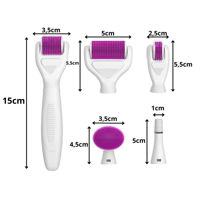 6 az 1-ben derma roller otthoni bőrápoláshoz