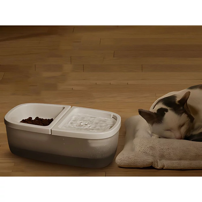 Kutya, macska etető, itató csobogóval