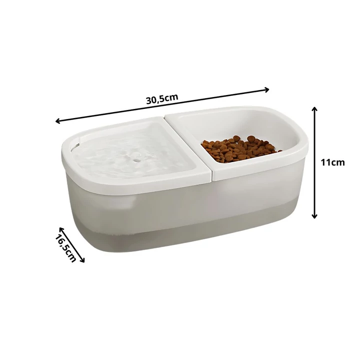 Kutya, macska etető, itató csobogóval