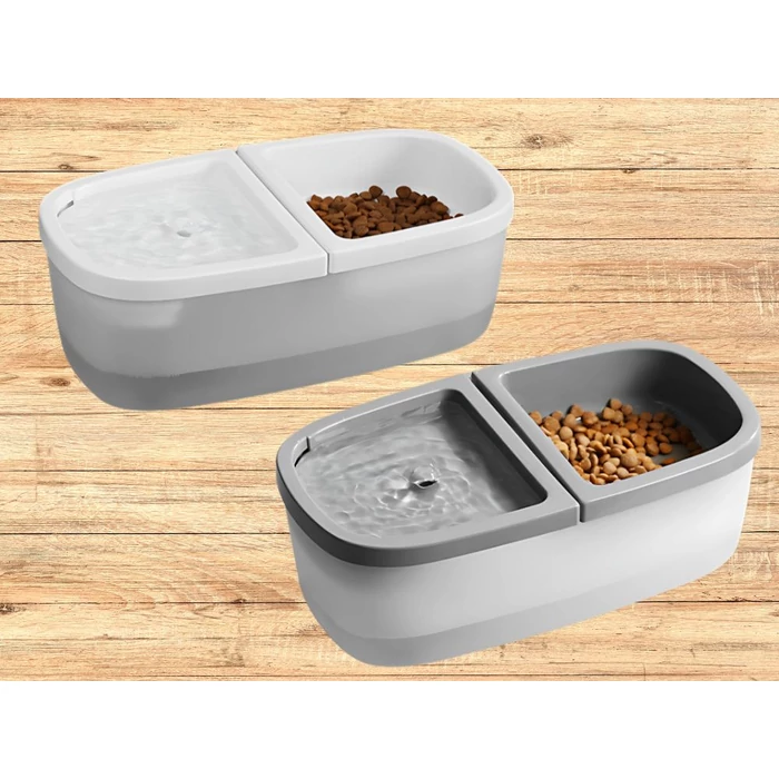 Kutya, macska etető, itató csobogóval