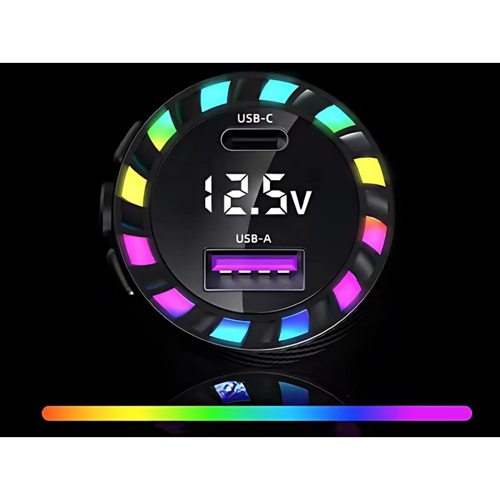 Többfunkciós autós töltő szivargyújtó aljzathoz