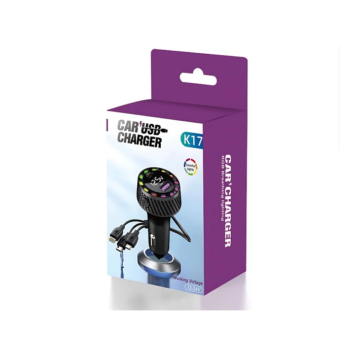 Többfunkciós autós töltő szivargyújtó aljzathoz