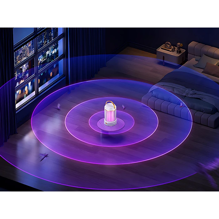 Újratölthető rovarirtó lámpa 2 üzemmóddal