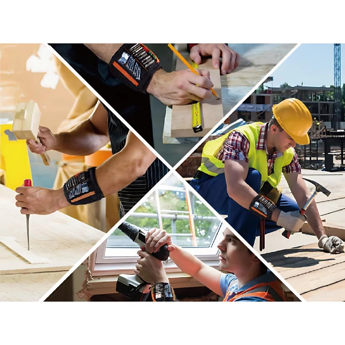 Mágneses csuklópánt fémalkatrészekhez, 37 x 10 cm