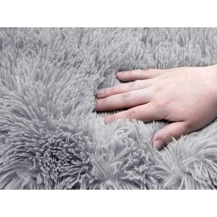 Kutya, macska plüss fekhely, 100 x 15 cm, világos szürke