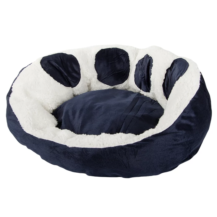 Plüss kutya fekhely, sötétkék, 60 cm