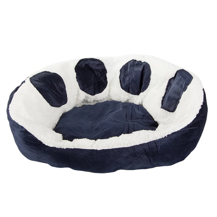 Plüss kutya fekhely, sötétkék, 60 cm
