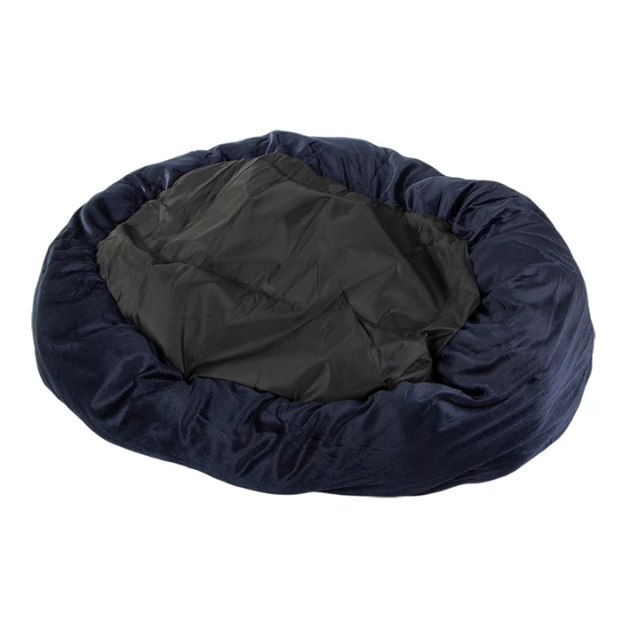 Plüss kutya fekhely, sötétkék, 60 cm